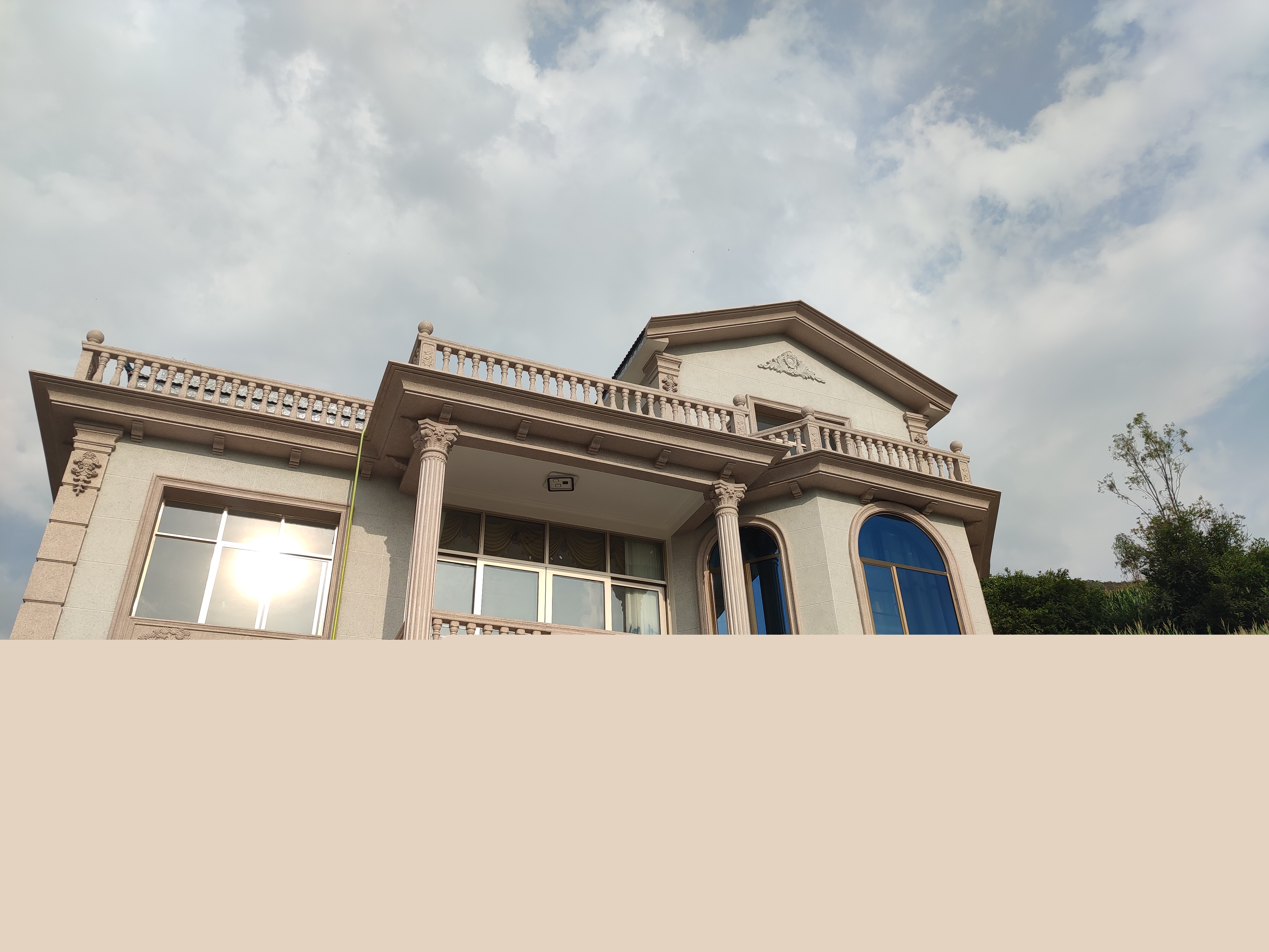 華喆仿石漆深槽怎么做？